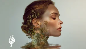 تصویر مفهومی تعادل زیبایی و سلامت