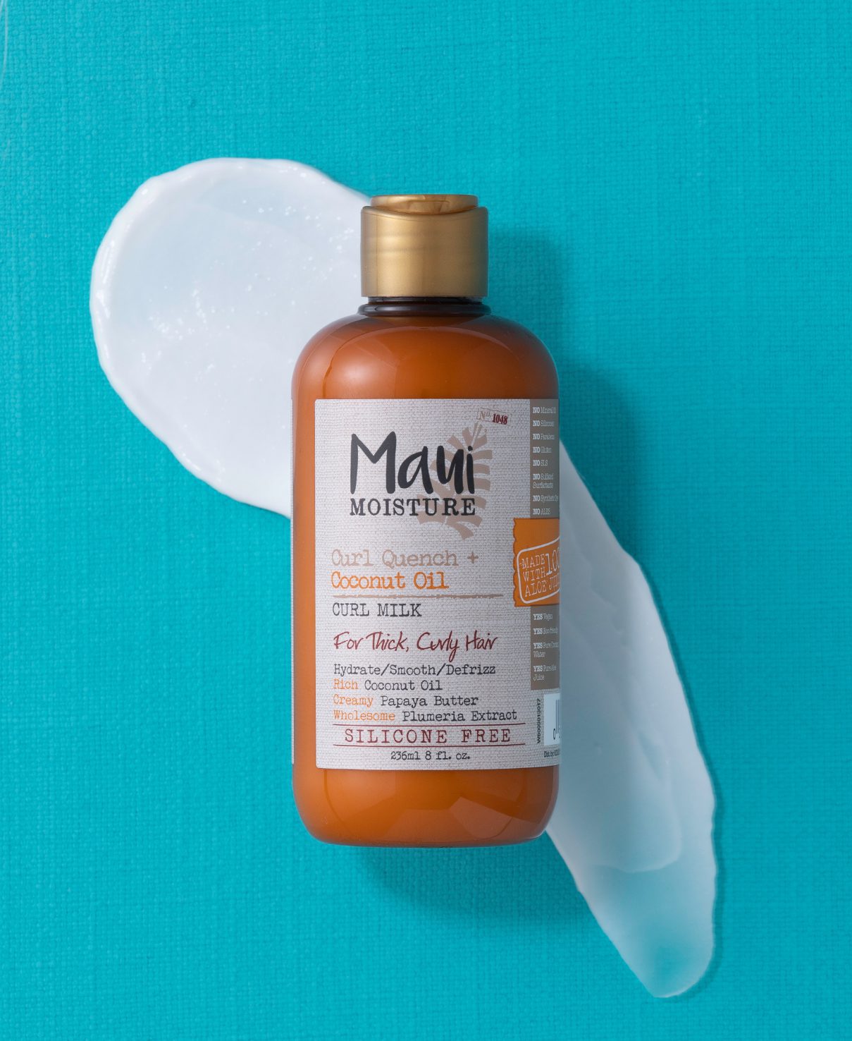 شیر موی فر "روغن نارگیل" مائویی MAUI Curl Quench + Coconut Oil Curl