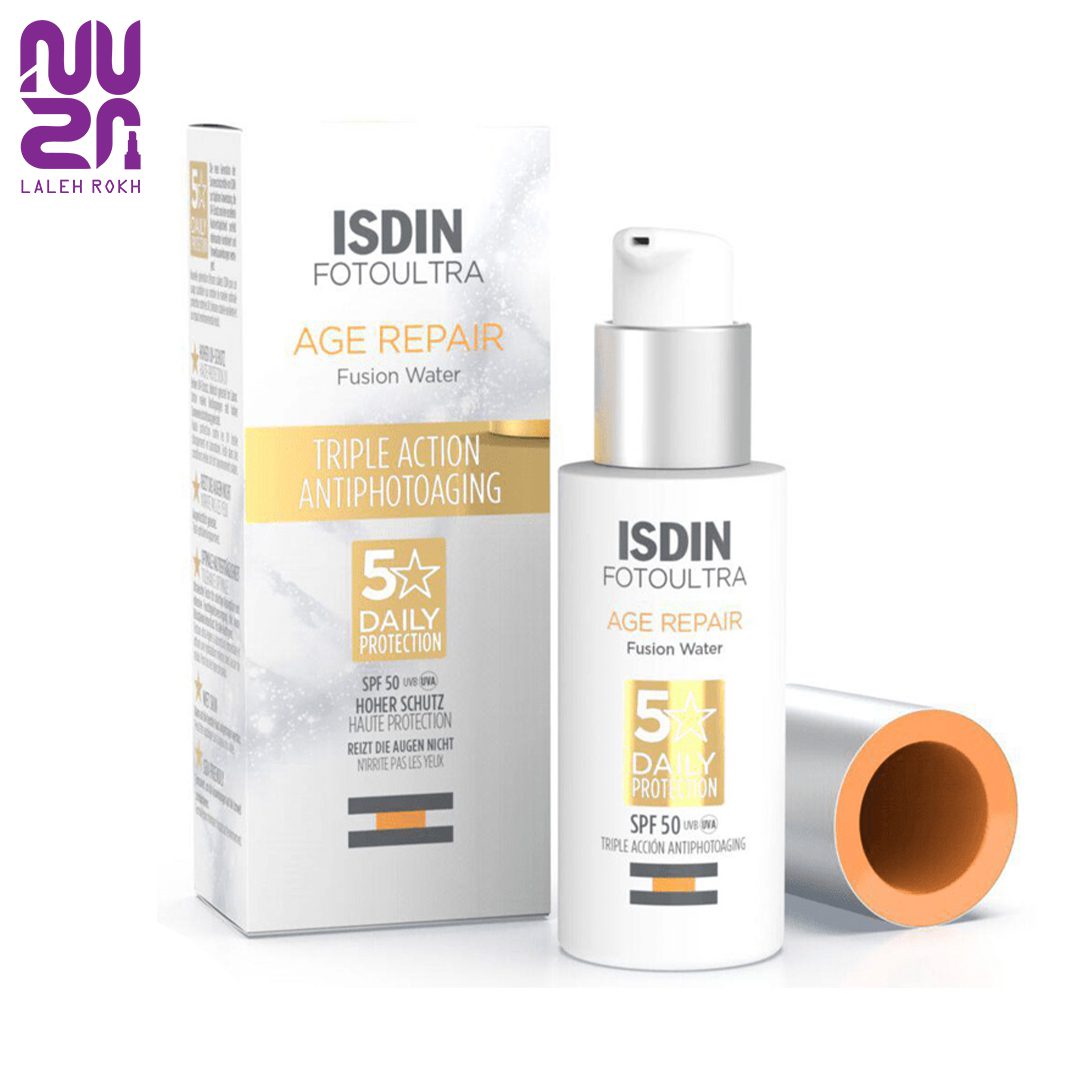 Isdin age repair fusion water spf50 کرم ضد آفتاب جوانساز ایزدین | Isdin age repair fusion water spf50 - تصویر 1