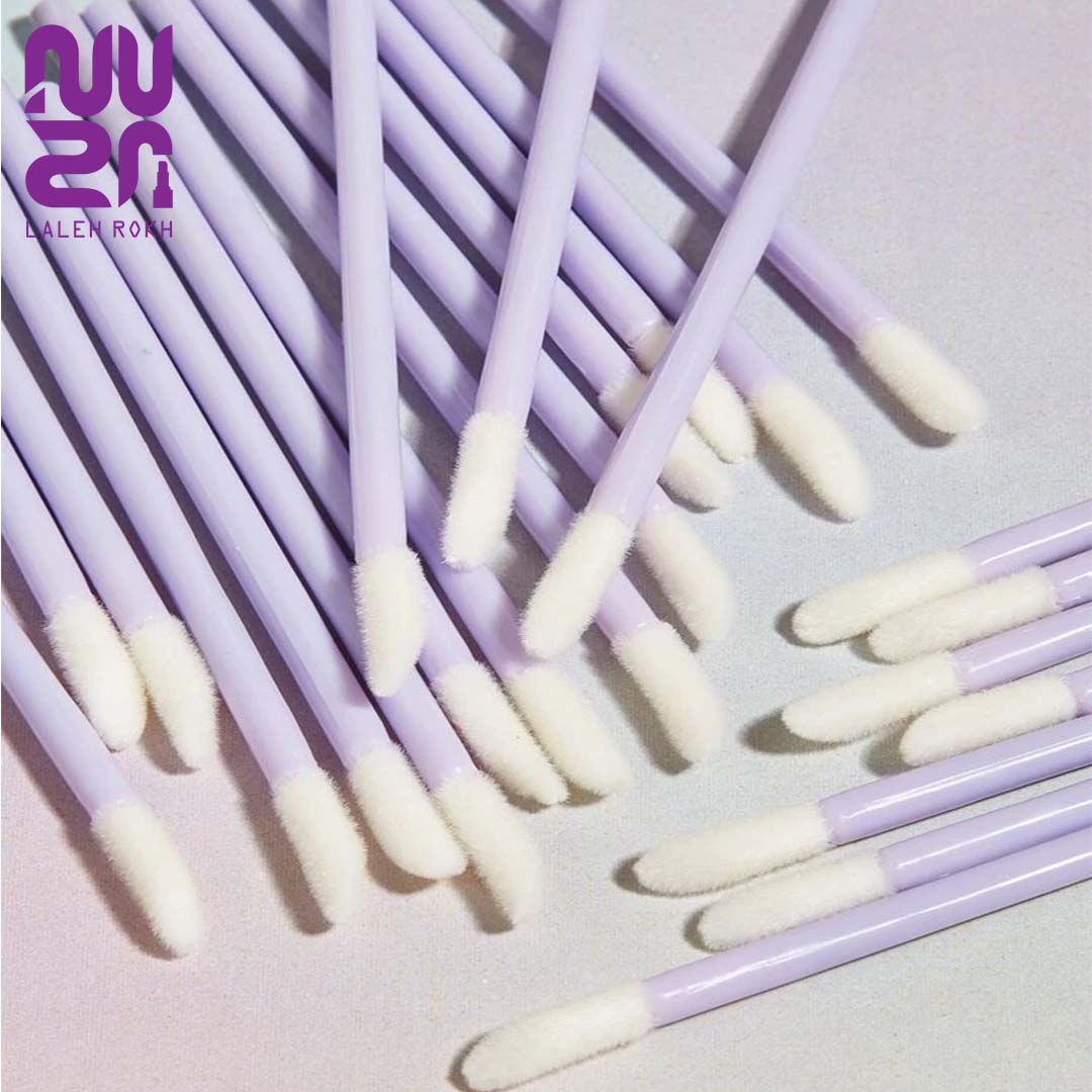 Sheglam 50Pcs Disposable Lip Brush - purple بسته 50 عددی براش لب یک بار مصرف بنفش شیگلم | Sheglam 50Pcs Disposable Lip Brush - purple - تصویر 1