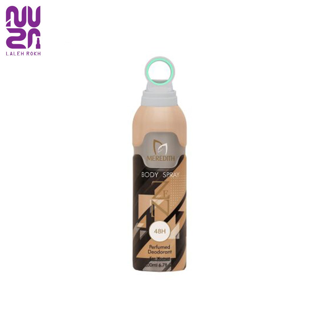 اسپری بدن مردیت زنانه مدل زن اسپری بدن مردیت زنانه مدل زن | Meredith Body Spray Zen - تصویر 1