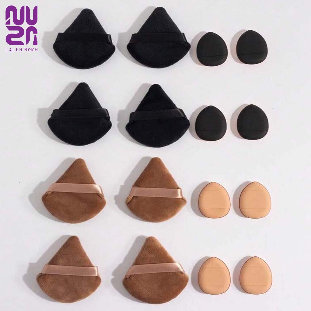 بسته 16عددی پد بزرگ و مینی مثلثی شیگلم 2Sheglam 16Pcs Fan shaped Powder Puff Set with Micro puff بسته 16عددی پد بزرگ و مینی مثلثی شیگلم | Sheglam 16Pcs Fan shaped Powder Puff Set with Micro puff - تصویر 1