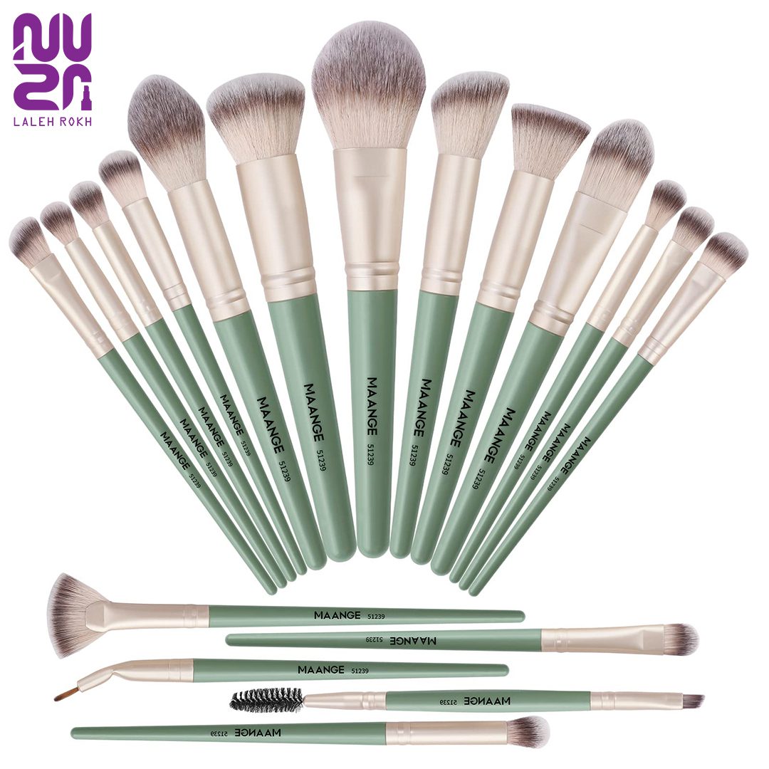 ست براش چشم و صورت 18عددی مانج Maange makeup brush 18number ست براش چشم و صورت 18عددی مانج شیگلم| Sheglam Maange makeup brush 18number - تصویر 1