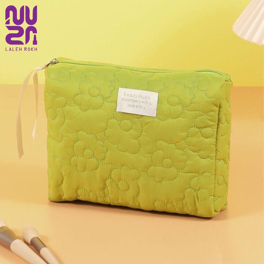 Sheglam makeup Rectangle bag سبز کیف آرایشی مستطیل رنگی شیگلم |Sheglam makeup Rectangle bag - تصویر 1