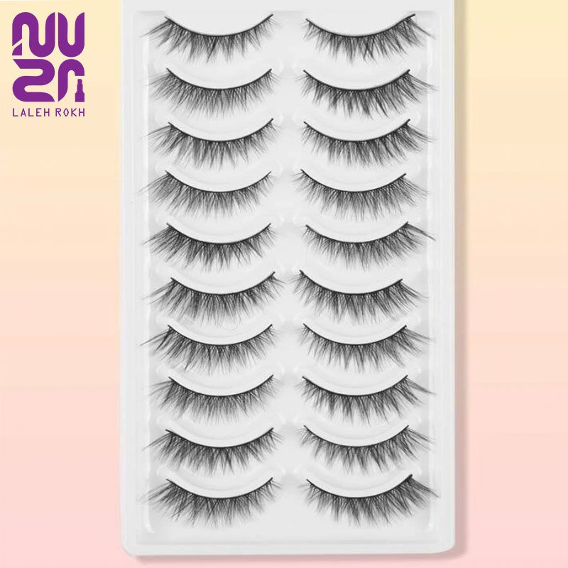 Sheglam 10 pairs of cat shaped eyelashes مژه های گربه ای شکل 10جفتی شیگلم(شین) | Sheglam 10 pairs of cat shaped eyelashes - تصویر 1
