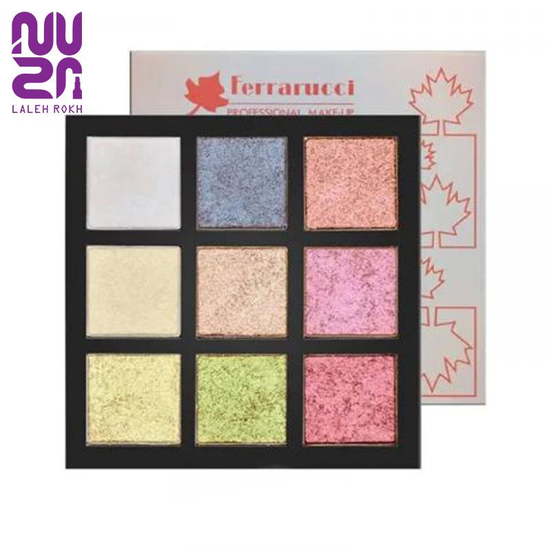 فرارروسی پالت هایلایتر هولوگرافیک فراروسی شماره 02 ( اسیب دیده) | Ferrarucci Professional Makeup Holographic Palette Highlighter (broken) - تصویر 1