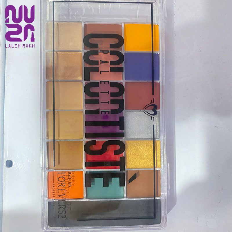 فوراور پالت رنگدانه فوراور52 (یک رنگ اسیب دیده) | Forever52 Colortiste 20 Color Multi Use Cream Palette (broken) - تصویر 1