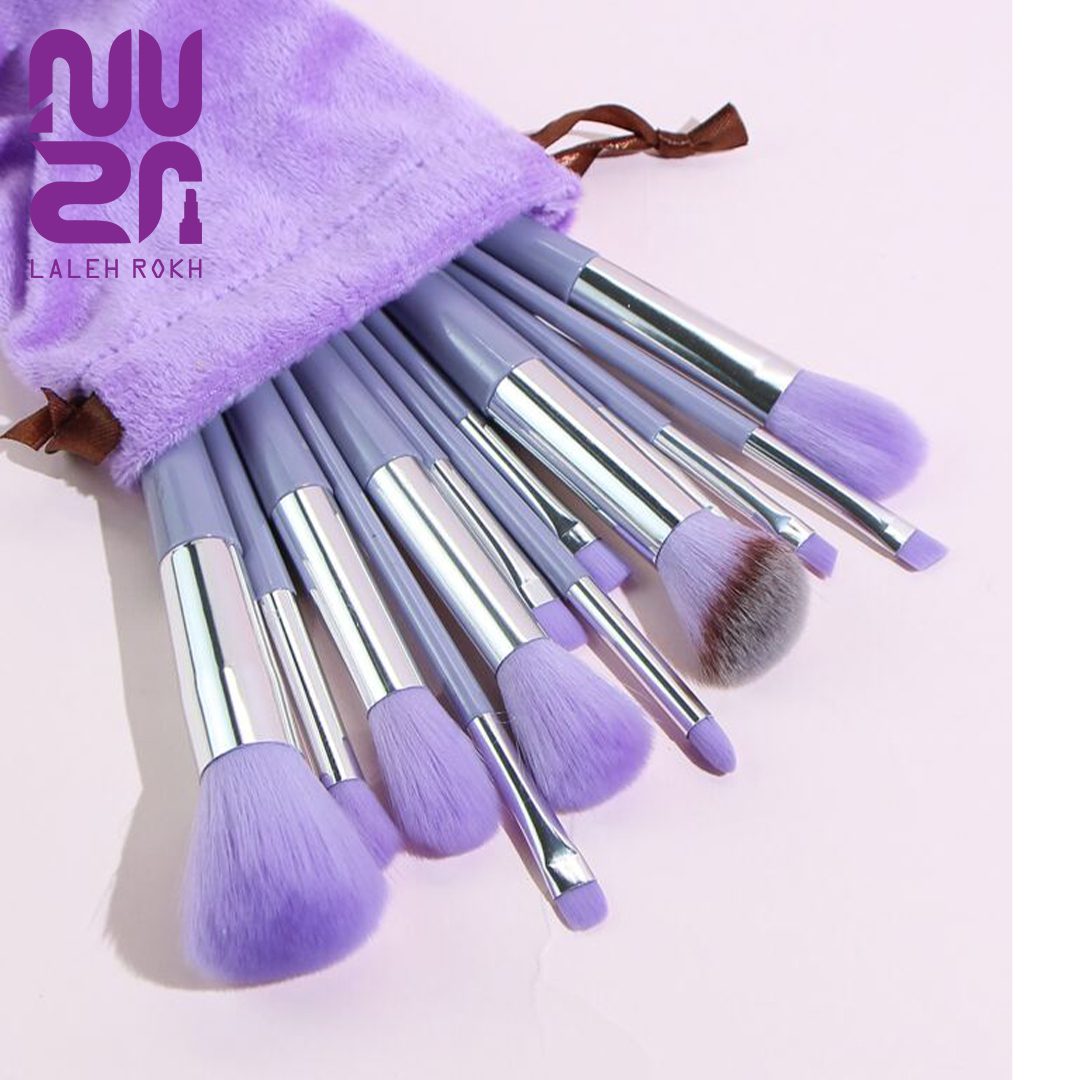 13 pieces brush set purple 1 ست 13تایی براش چشم و صورت شین | Shein 13 piece set brush - تصویر 1