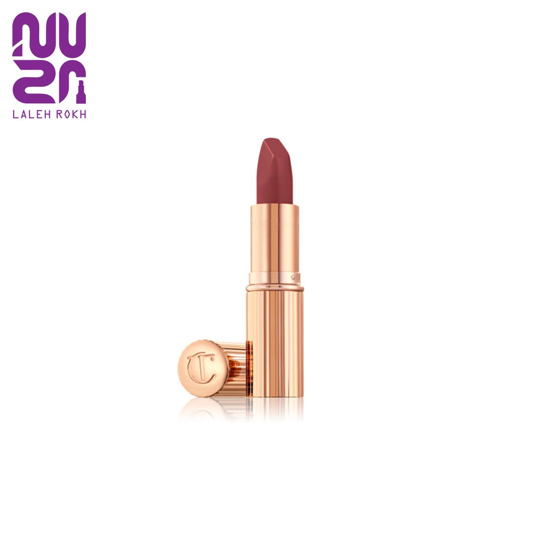 Charlotte-Tilbury-pillow-talk-mate-long-lipstick-color-is-2-mediummoyen2 رژلب جامد مات پیلو تاک شارلوت تیلبری (رنگ مدیوم2 بدون جعبه)|(Charlotte Tilbury pillow talk mate long lipstick (color is 2 medium bare box - تصویر 1