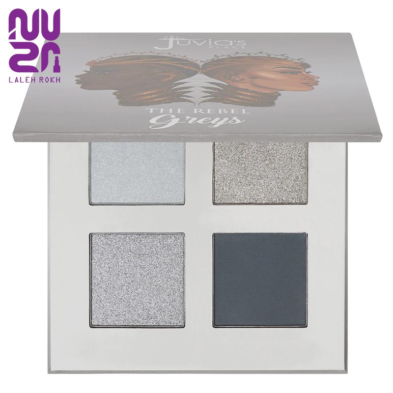 juvia’s place color is the rebel greys1 سایه چشم 4تایی رنگ د ربل گریس جویاس پلیس |juvia's place color is the rebel greys - تصویر 1