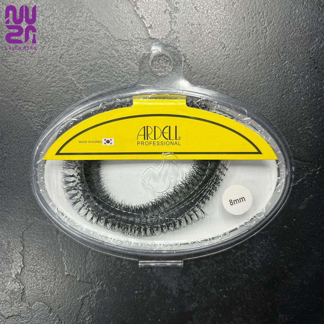 ARDELL Mermaid Eyelash – 8mm مژه 10 ریسه ای اردل رنگ مشکی 8میلی متر | Ardel Black Fake Eyelashes – 8mm - تصویر 1