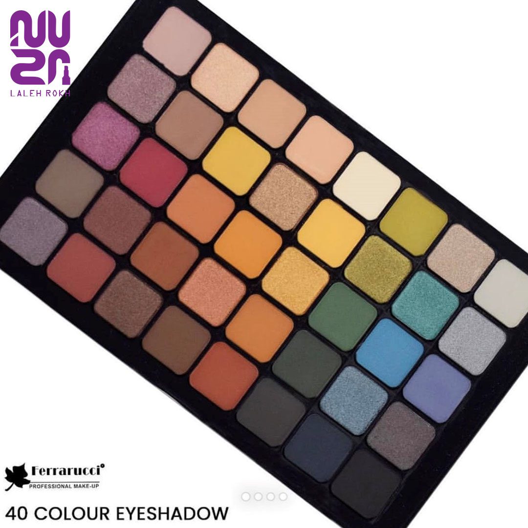 Farrarucci carnival power 40 colors eyeshadow number3 سایه چشم 40 رنگ کارنیوال فراروسی - شماره 3 |Farrarucci carnival power 40 colors eyeshadow- number3 - تصویر 1