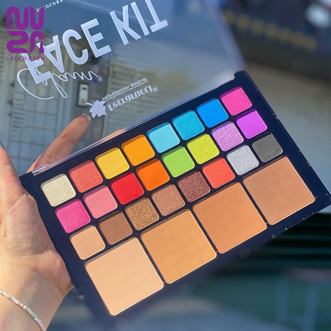 Ferrarucci Eye shadow and highlighter mix palette28b پالت میکس سایه چشم و هایلایتر فراروسی 28بی|Ferrarucci Eye shadow and highlighter mix palette28b - تصویر 1