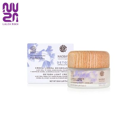 Naobay DETOX Oxygen light cream کرم آبرسان اکسیژن دتاکس نائوبی 50میل | Naobay DETOX Oxygen light cream - Image 1