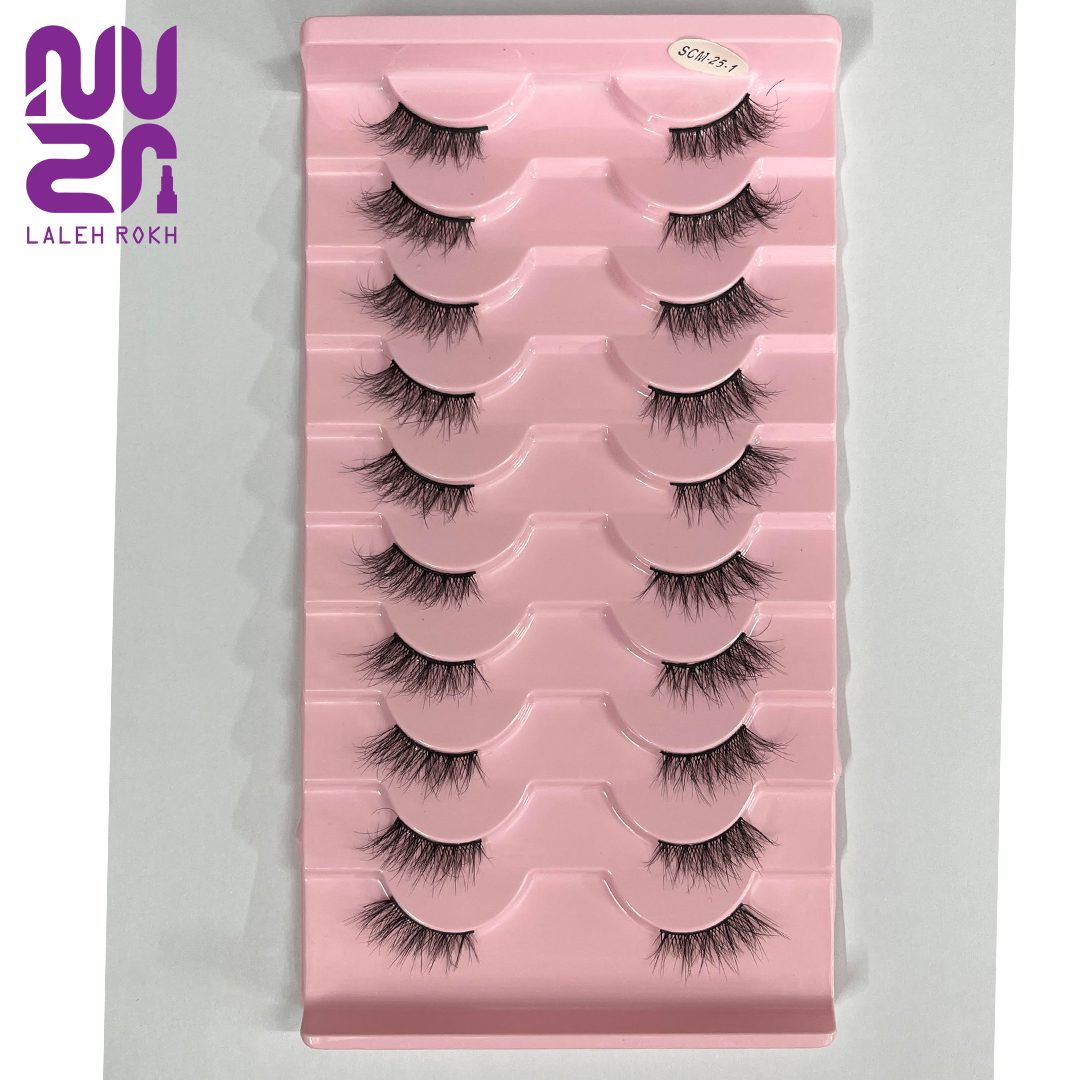 Shein eyelash5 code hzd_8 مژه 10 جفتی کد scm-25-1 شین | Shein eyelash10 code scm-25-1 - تصویر 1