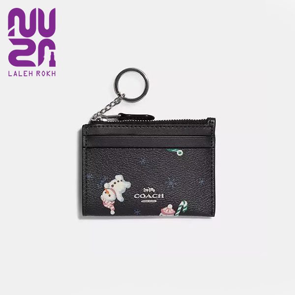 Coach Snowman Card Bag کیف کارت ادم برفی کوچ | Coach Snowman Card Bag - تصویر 1