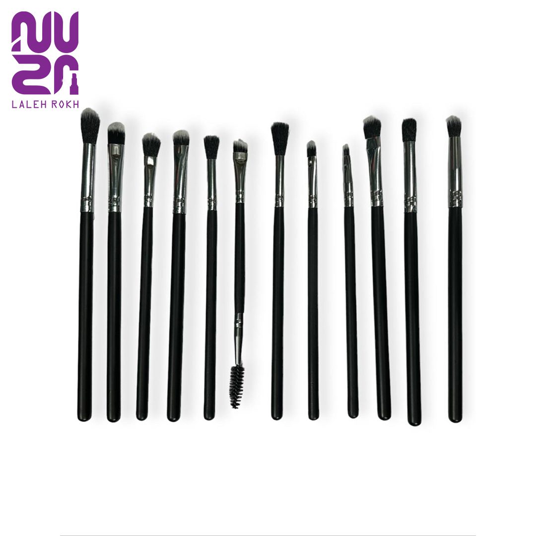 12Pcs Eye Makeup Brush ست براش 12عددی چشم شین (شیگلم) | Shein 12Pcs Eye Makeup Brush Set - تصویر 1