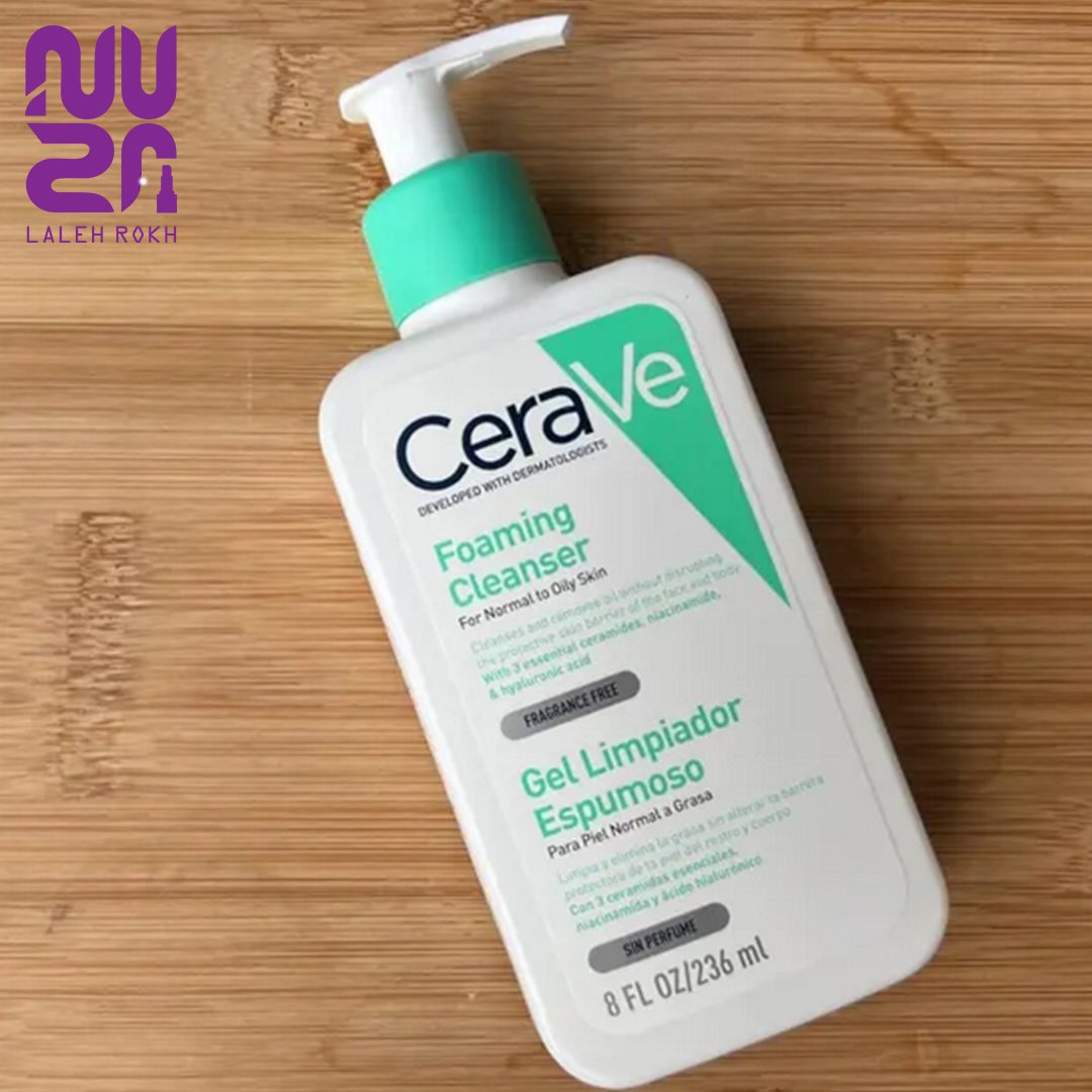 Cerave Foaming Cleanser for normal to oily 236ml فوم شوینده سراوی پوست نرمال تا چرب سراوی 236میل | Cerave Foaming Cleanser for normal to oily 236ml - تصویر 1
