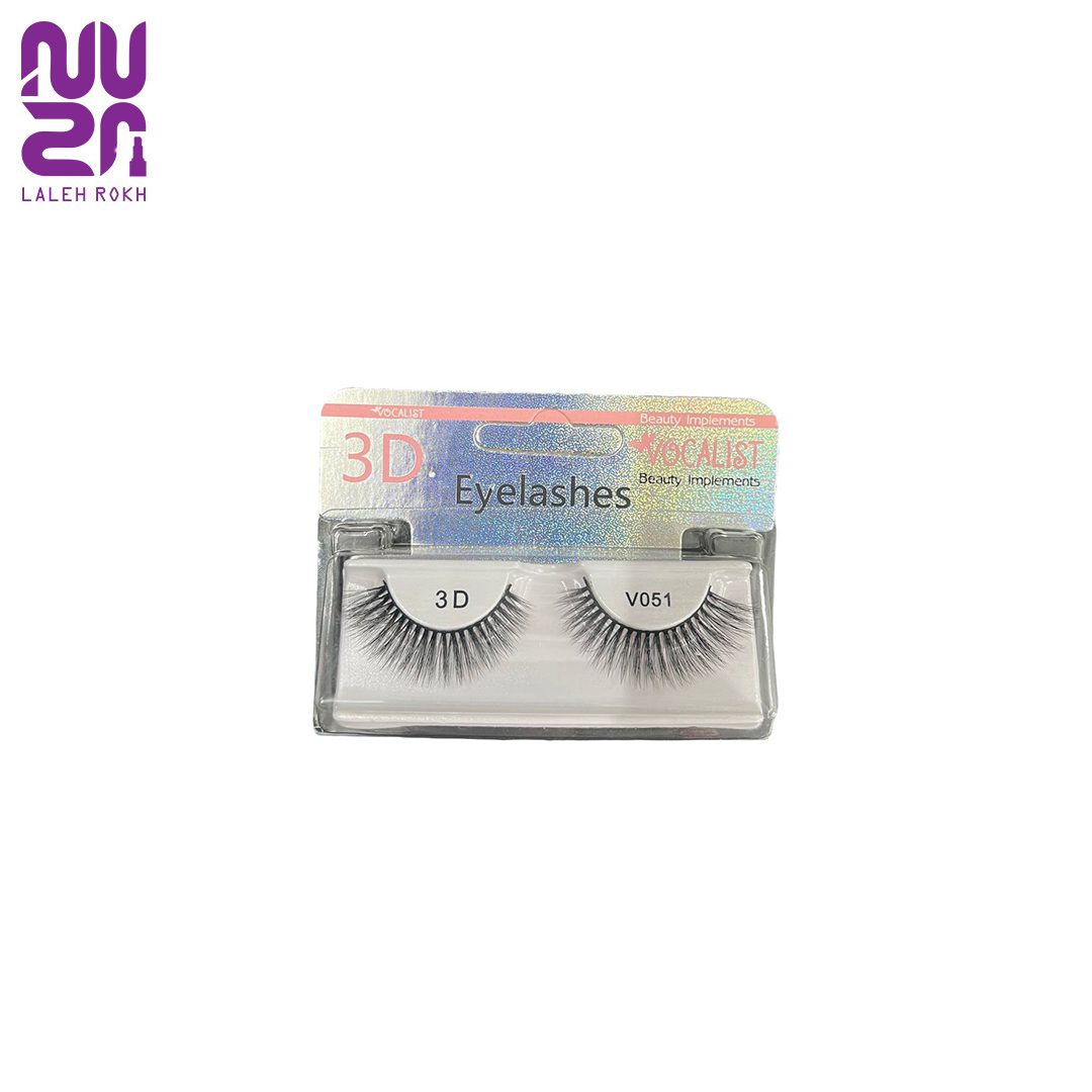 vocalist eyelash 3d-v051 مژه مصنوعی مدل3D-v051 وکالیست|vocalist eyelash 3d-v051 - تصویر 1