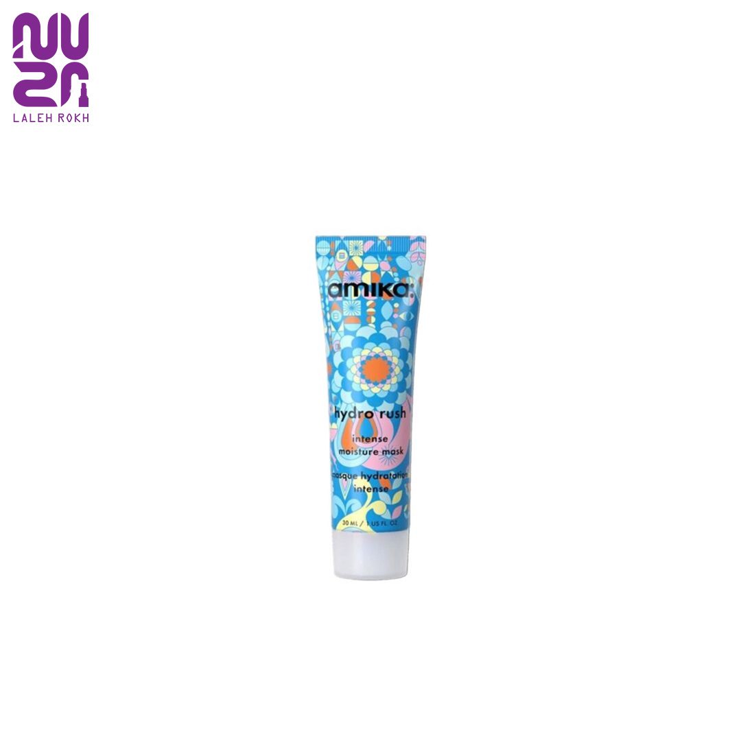 Amika Hydro Rush Intense Moisture Mask 30ML ماسک موی ابرسان هیدرو راش آمیکا 30 میل | Amika Hydro Rush Intense Moisture Mask 30ML - تصویر 1