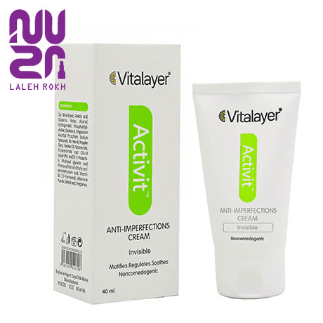 کرم ضد جوش اکتی ویت ویتالیر(بدون رنگ) کرم ضد جوش اکتی ویت ویتالیر(بدون رنگ)|Vitalayer activit anti imperfections cream invisible - تصویر 1