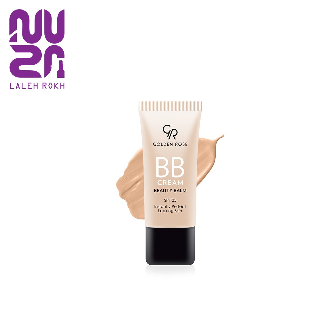 golden03 بی بی کرم مدل بیوتی بالم گلدن رز اس پی اف 25 | Golden rose BB cream beauty balm spf 25 - تصویر 1
