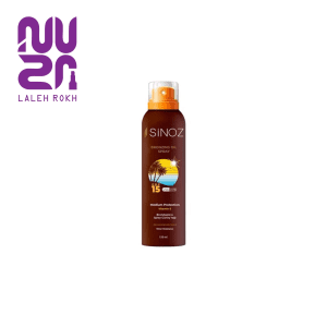اسپری روغن برنزه کننده سینوز ۱۵۰ میل |  SINOZ Bronzing Oil Spray SPF 15