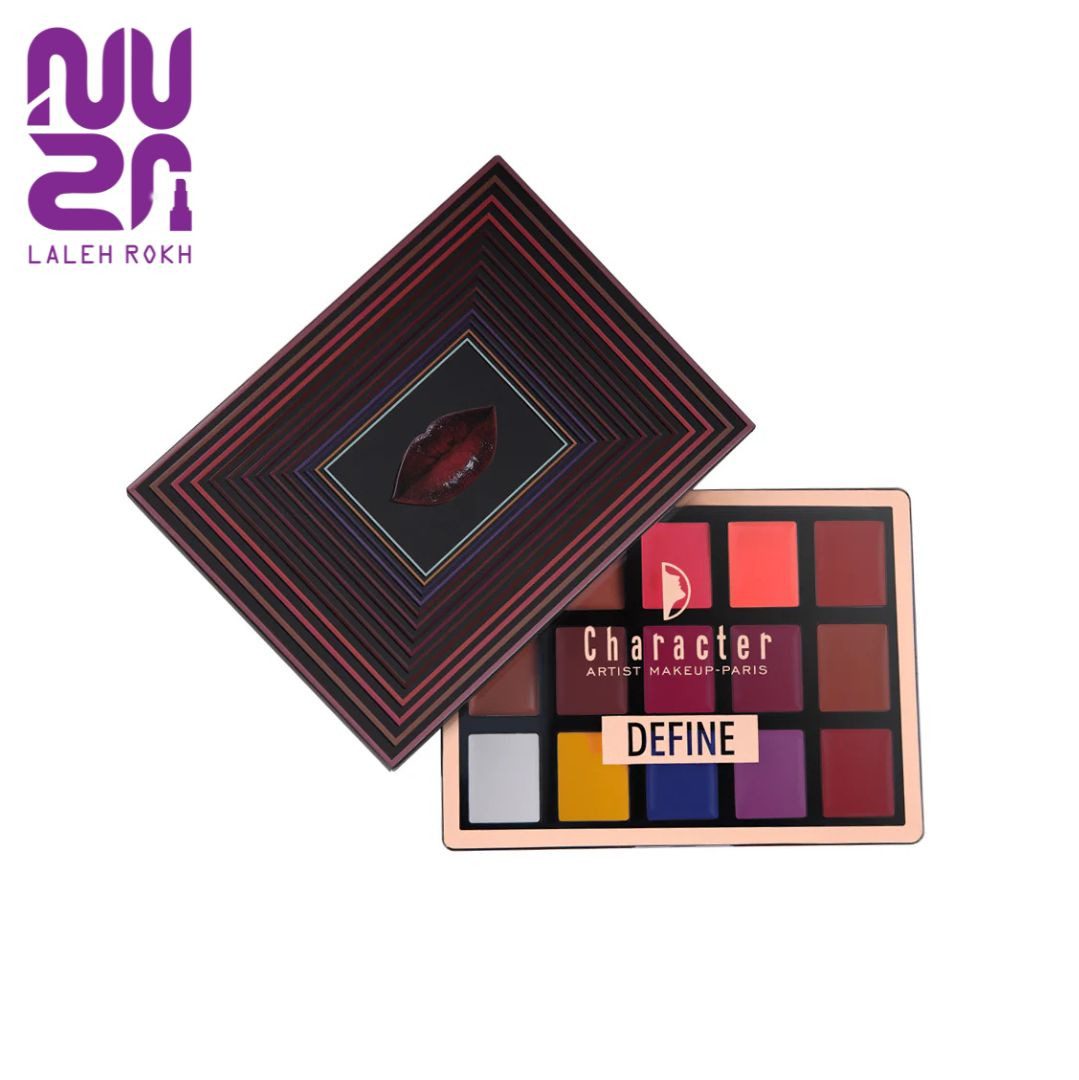 DDL001-3_11zon پالت رژلب 15 رنگ کارکترشماره DDL001 دیفاین | Character artist makeup-paris LIP Define 15 colour-DDL001 - تصویر 1