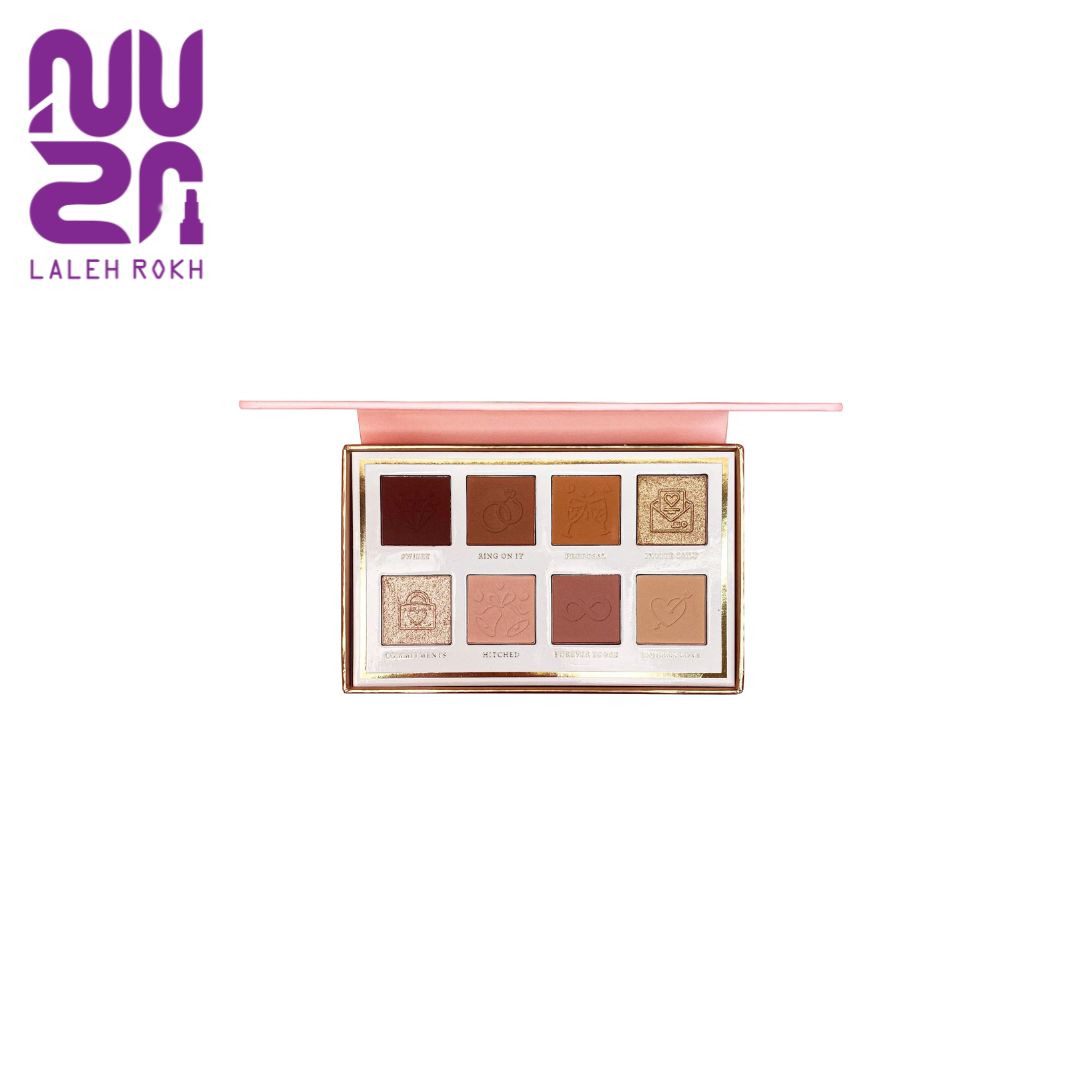 P.Louise-love-tapes-palette-wedding-wish_11zon(1) پالت سایه 8 رنگ پی لوییس کالکشن لاو تیپس رنگ ودینگ ویش | PLouise Love Tapes for eye and face Palette - Wedding wish - تصویر 1