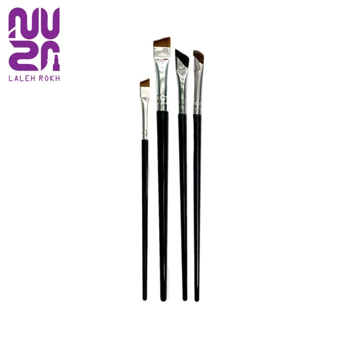 fff_11zon براش چشم 4 عددی سر کج شین کد 1605 | SHEIN 4 ps eye makeup brush cod 1605 - تصویر 1